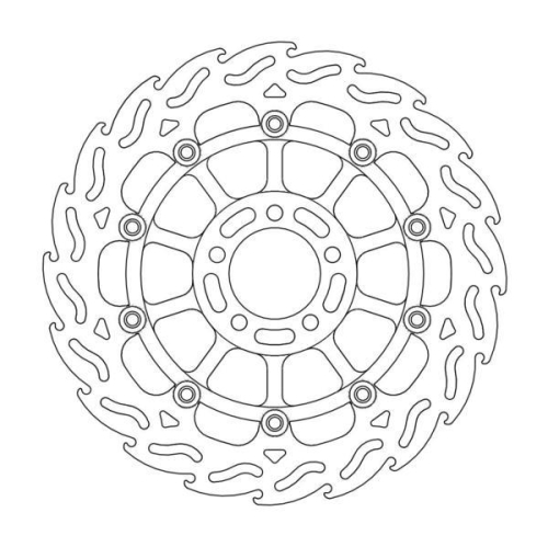 Moto-Master - Moto-Master Frame Brake Disc - 113013