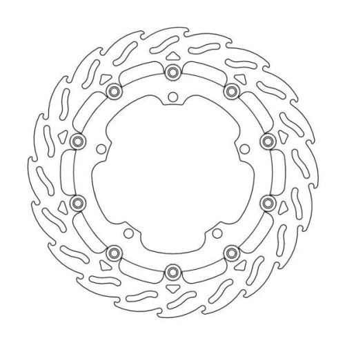 Moto-Master - Moto-Master Flame Brake Disc - 112106