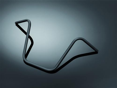 Highway Hawk - Highway Hawk 1in. Ape Hanger Style Handlebars - Black - HH-55-2191B
