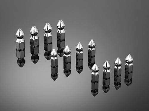 Highway Hawk - Highway Hawk Pike Nuts - M6 - Chrome - HH-03-0101