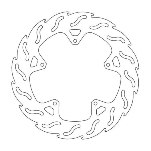 Moto-Master - Moto-Master Flame Brake Disc - 110421