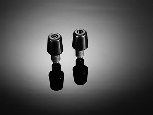 Highway Hawk - Highway Hawk 1in. Bar Ends - Dull Black - HH-54-103DB