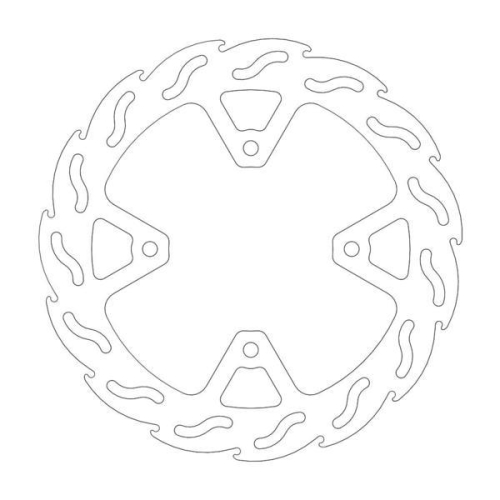 Moto-Master - Moto-Master Flame Brake Disc - 110329