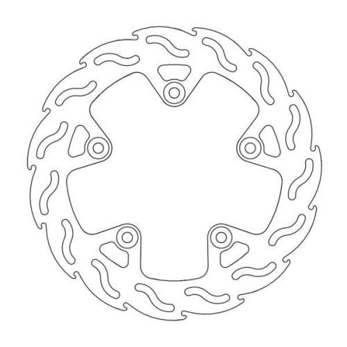 Moto-Master - Moto-Master Flame Brake Disc - 110314