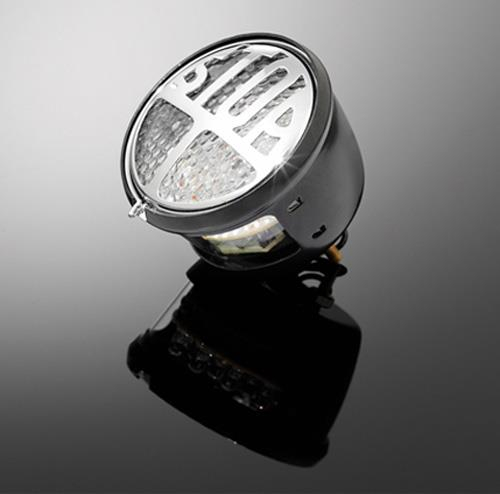 Highway Hawk - Highway Hawk Tail Light with Plate Light - Black - HH-68-224