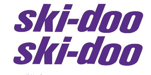 Stickerpoint - Stickerpoint Ski-Doo Sticker - 6in. - Purple - XF-50-509483