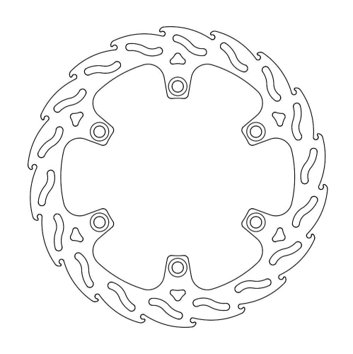 Moto-Master - Moto-Master Flame Brake Disc - 110401