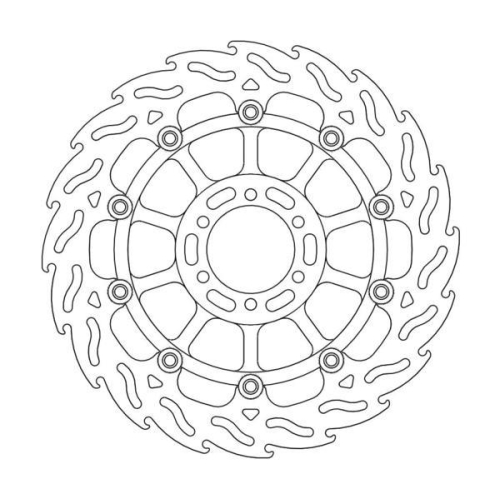 Moto-Master - Moto-Master Flame Brake Disc - 113092