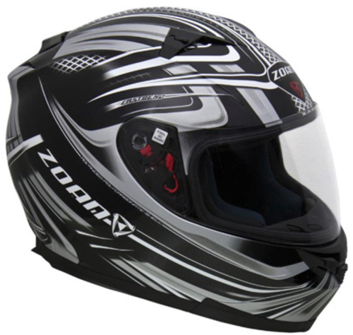 Zoan - Zoan Blade SV Reborn Graphics Snow Helmet with Double Lens Shield - 035-283SN - Silver - X-Small
