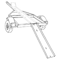 C.E. Smith - C.E. Smith Motorcycle Ramp - 26151PG