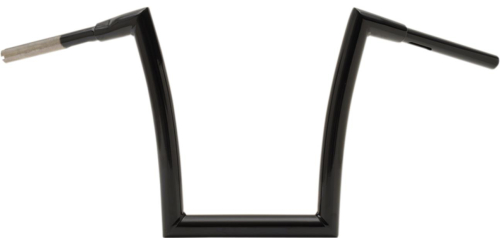 Todds Cycle - Todds Cycle 1-1/2in. Strip Handlebar - 14in. - Gloss Black - 06013370