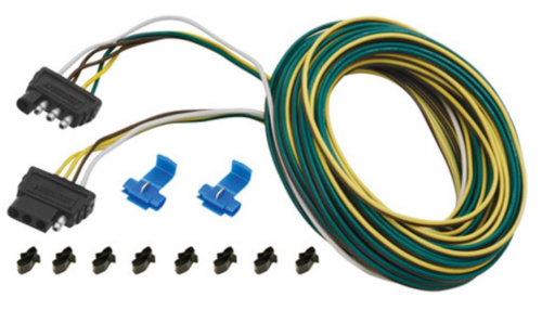 Cequent - Cequent 4-Way Flat Trailer End Wire Harness with Car Ends w/Hardware - Wishbone Style - 707103