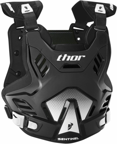 Thor - Thor Sentinel GP Roost Guard Deflector - 2701-0746 - Black/White - Md-Lg
