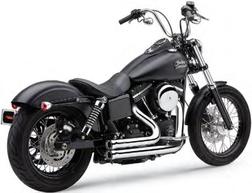 Cobra - Cobra Speedster Exhaust with PowerPort and RacePro Tip - Chrome with Black Tips - 6789