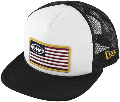 FMF Racing - FMF Racing Stars and Bars Snapback Hat - F35196109-WHT - White - OSFM