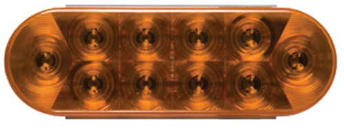 Optronics Inc - Optronics Inc Oval LED Sealed Parking/Turn Signal Light - 6in. - 10 Diodes - STL-72AT