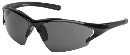 BikeMaster - BikeMaster Chevron Sunglasses - BM3 - Black / Smoke Lens - OSFM