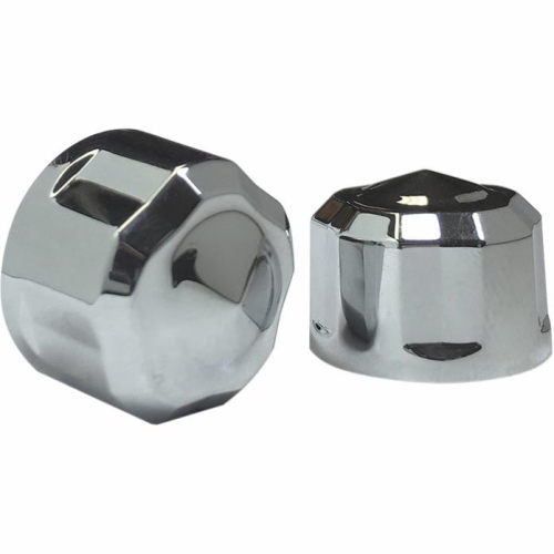 Ciro - Ciro 1/4in. Add-On Engine Bolt Cap Set - Diamond-Cut - Chrome (10 pc.) - 70019