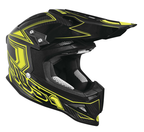 Just 1 - Just 1 J12 Carbon Fluo Helmet - J1V323YLFLXS - Fluo Yellow - X-Small