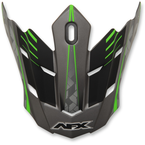 AFX - AFX Peak for FX-17/Y Helmets (2016 Models) - Factor Frost Gray/Green - 01320932