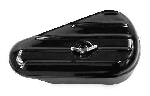 Paughco - Paughco Early Model Tool Box - Black Ribbed - B403A1
