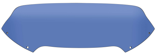 Memphis Shades - Memphis Shades Spoiler Windshield - 5.5in. - Blue - MEP85906