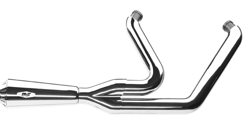 MagnaFlow - MagnaFlow Riot 2-Into-1 Exhaust System - Chrome - 7211307