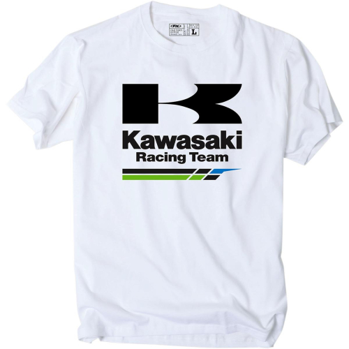 Factory Effex - Factory Effex Kawasaki Racing Premium T-Shirt - 1887112 - White - Medium