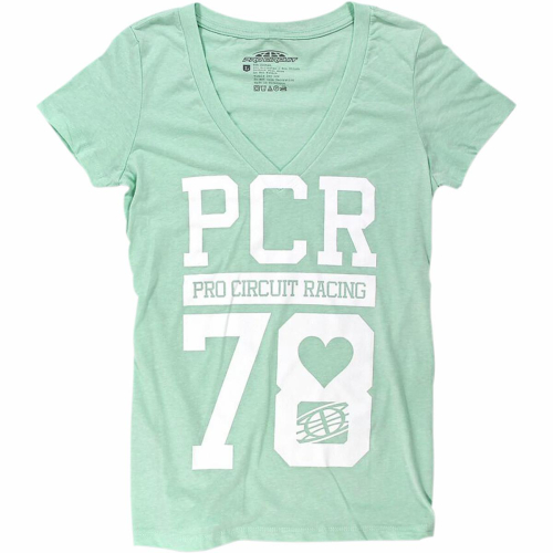 Pro Circuit - Pro Circuit PCR V-Neck Womens T-Shirt - 6414105020 - PCR - Medium