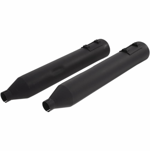 Ciro - Ciro 4in. Straight Slip-On Mufflers - Black - 30110