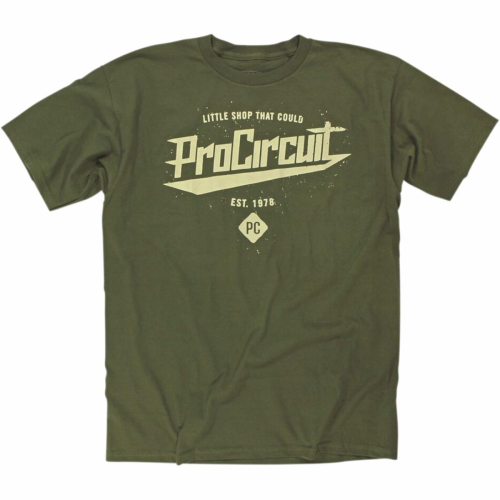 Pro Circuit - Pro Circuit Little Shop T-Shirt - 6414101010 - Green - Small