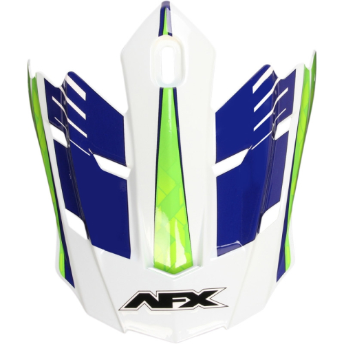 AFX - AFX Peak for FX-17/Y Helmets (2016 Models) - Factor Pearl White/Green/Blue - 01320945