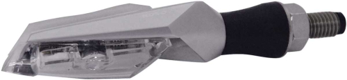 Koso North America - Koso North America Mars LED Indicator Lights - Silver, Clear Lens - HE013S01