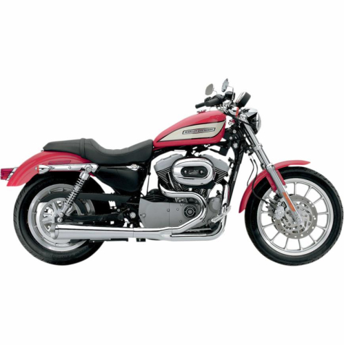 SuperTrapp - SuperTrapp 2-Into-1 Supermeg Exhaust System - Chrome - 12871204