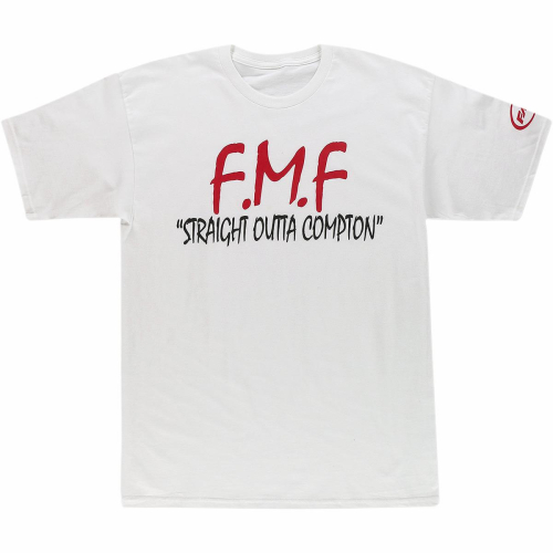 FMF Racing - FMF Racing Bushwick T-Shirt - F351S18112WHTL - White - Large