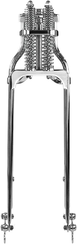 Paughco - Paughco Custom Wide Springer Forks with Tapered Oval Rear Legs - +3in. over stock; 30in. L - Chrome - NS1813