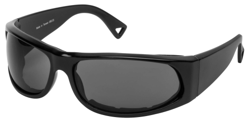 BikeMaster - BikeMaster Track Sunglasses - BM11 - Black / Smoke Lens - OSFM