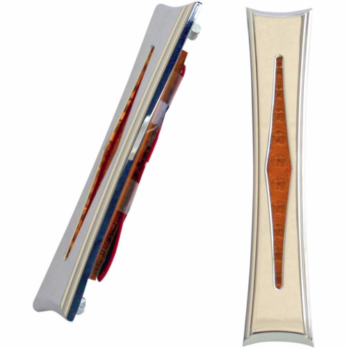 Accutronix - Accutronix Diamond LED Bag Lights - Chrome - Amber LEDs - BL02IC