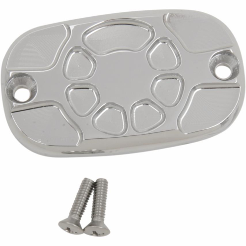 LA Choppers - LA Choppers Fusion Rear Master Cylinder Cover - Artistic Chrome - LAF55102