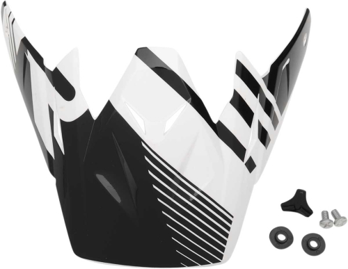 Z1R - Z1R Visor for Roost SE Helmet - Black/White - 0132-0910
