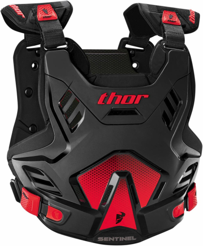 Thor - Thor Sentinel GP Roost Guard Deflector - 2701-0752 - Black/Red - Md-Lg