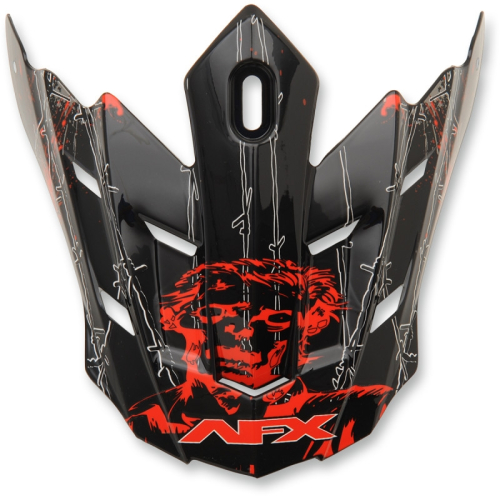 AFX - AFX Peak for FX-17/Y Helmets (2016 Models) - Zombie Black - 01320928