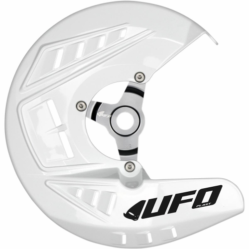 UFO Plastics - UFO Plastics Front Disc Guard - White - KT04068041