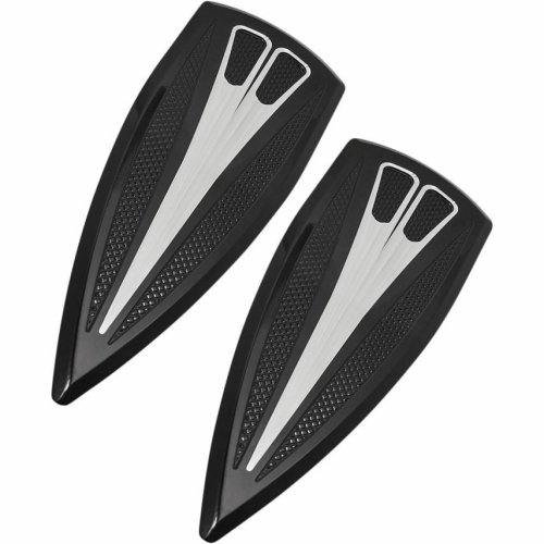 RC Components - RC Components Majestic Series Driver Floorboards - Black Eclipse - RCFLB02E