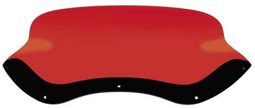 Memphis Shades - Memphis Shades Spoiler Windshield - 6.5in. - Burnt Orange - MEP85507