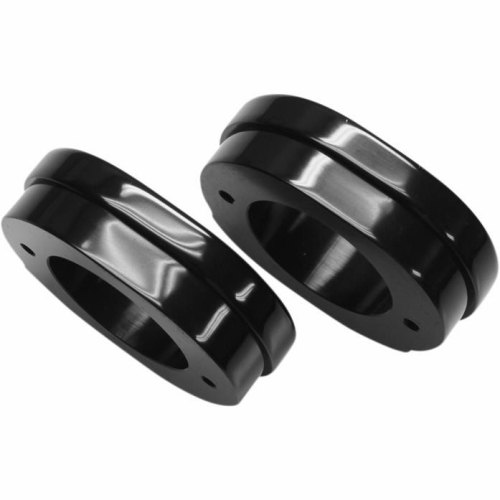 Carl Brouhard Designs - Carl Brouhard Designs Fork Slider Cover Spacers - Black - FSS002B