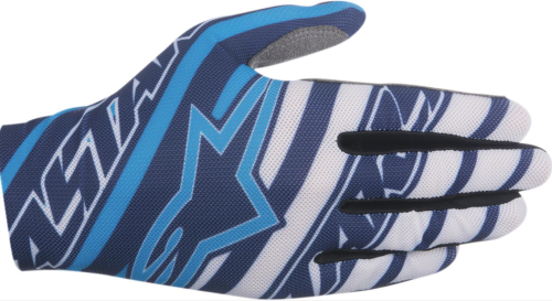 Alpinestars - Alpinestars Dune Gloves - 3562516733M - Navy/White/Cyan - Medium