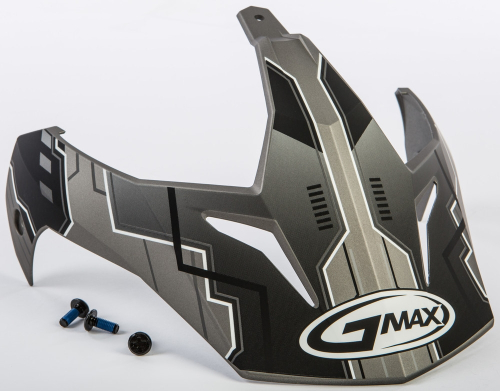 G-Max - G-Max Visor with Screws for GM-11/S Helmets - Adventure Matte Black/Dark Silver - G011061