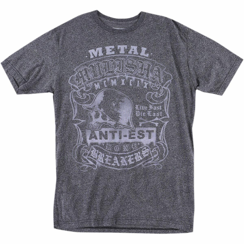Metal Mulisha - Metal Mulisha Mock T-Shirt - M455S18434CHAM - Mock Charcoal - Medium