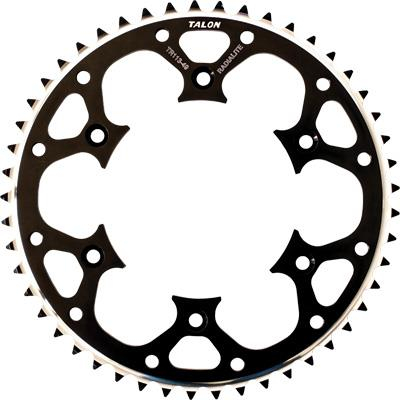 Talon - Talon Groovelite Rear Sprocket - 49T - Black - 75-57749BK